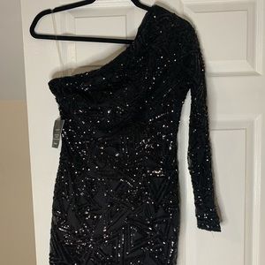 Charlotte Russe Black Sequence dress
